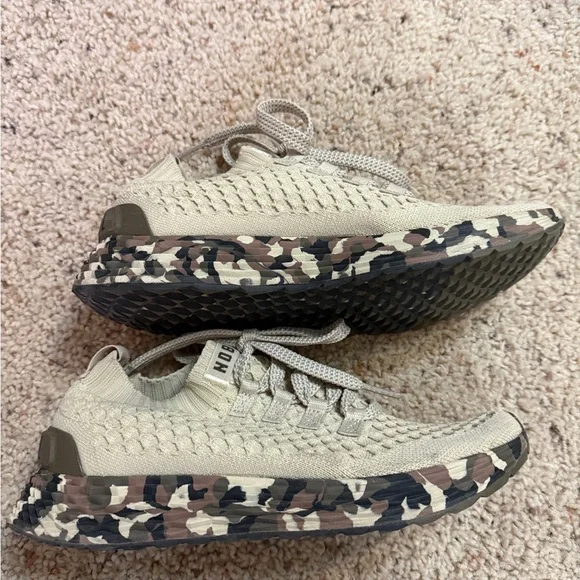 NOBULL Textured Knit Sneakers in Light Tan - Picture 2 of 4